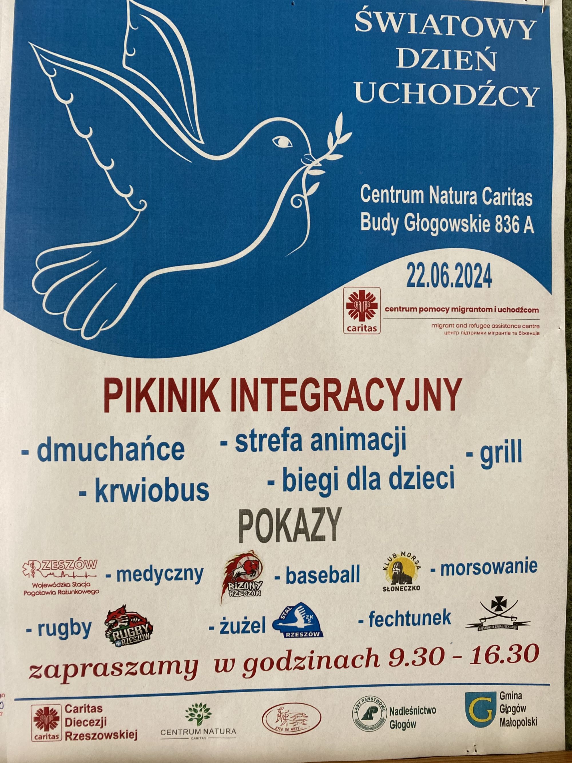 Piknik integracyjny w Centrum Natura Caritas