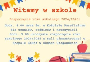 Rozpoczęcie roku szkolnego 2024/2025