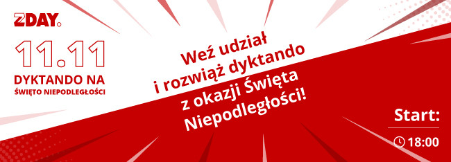 Dyktando z okazji Święta Odzyskania Niepodległości