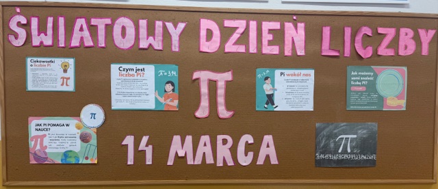 Udział uczniów w obchodach Międzynarodowego Dnia Liczby Pi