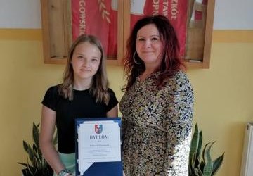 Wiktoria Pawliszak, uczennica kl. V zajęła II miejsce w konkursie plastycznym