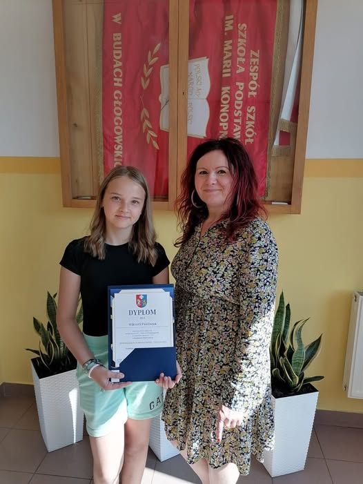 Wiktoria Pawliszak, uczennica kl. V zajęła II miejsce w konkursie plastycznym