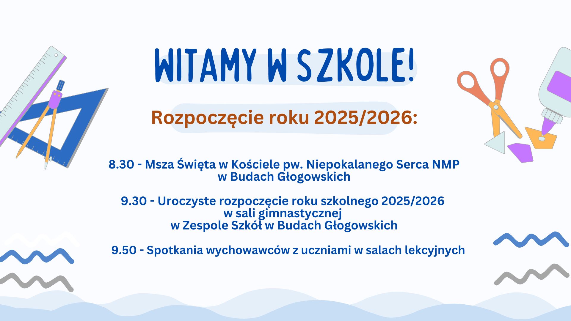 ROZPOCZĘCIE ROKU SZKOLNEGO 2025/2026