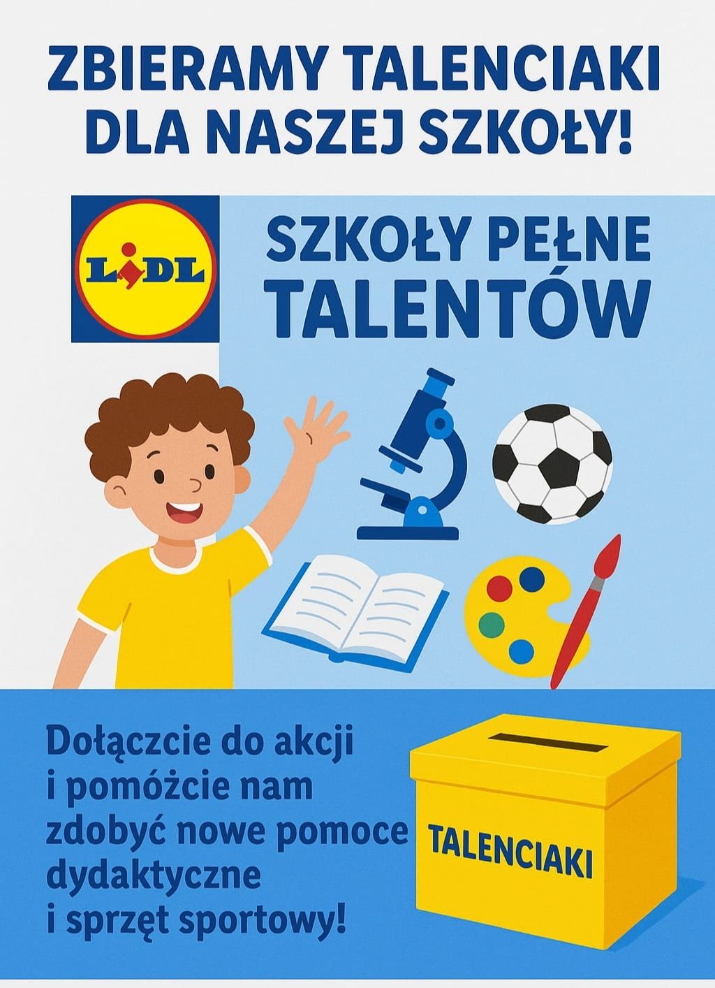 Zbieramy Talenciaki dla naszej szkoły!