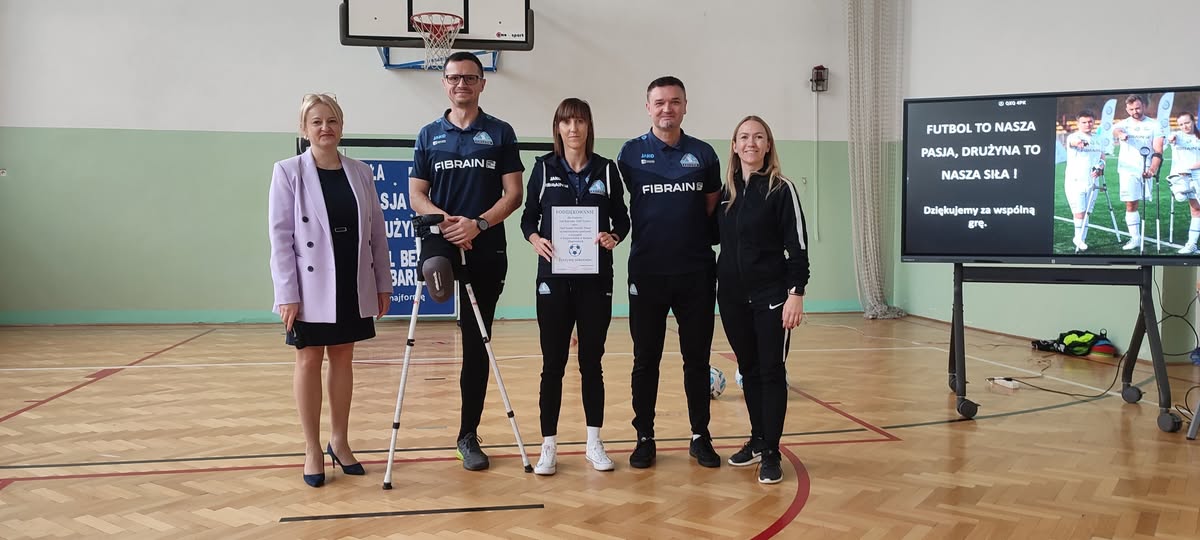 Spotkanie z zawodnikami Stal Rzeszów Amp Futbol