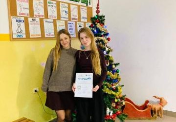 I miejsce w Powiatowym Konkursie „Ortograficzny Omnibus”