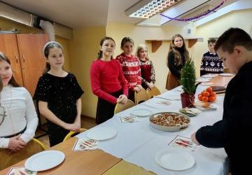 Wigilijne spotkanie klasy Va