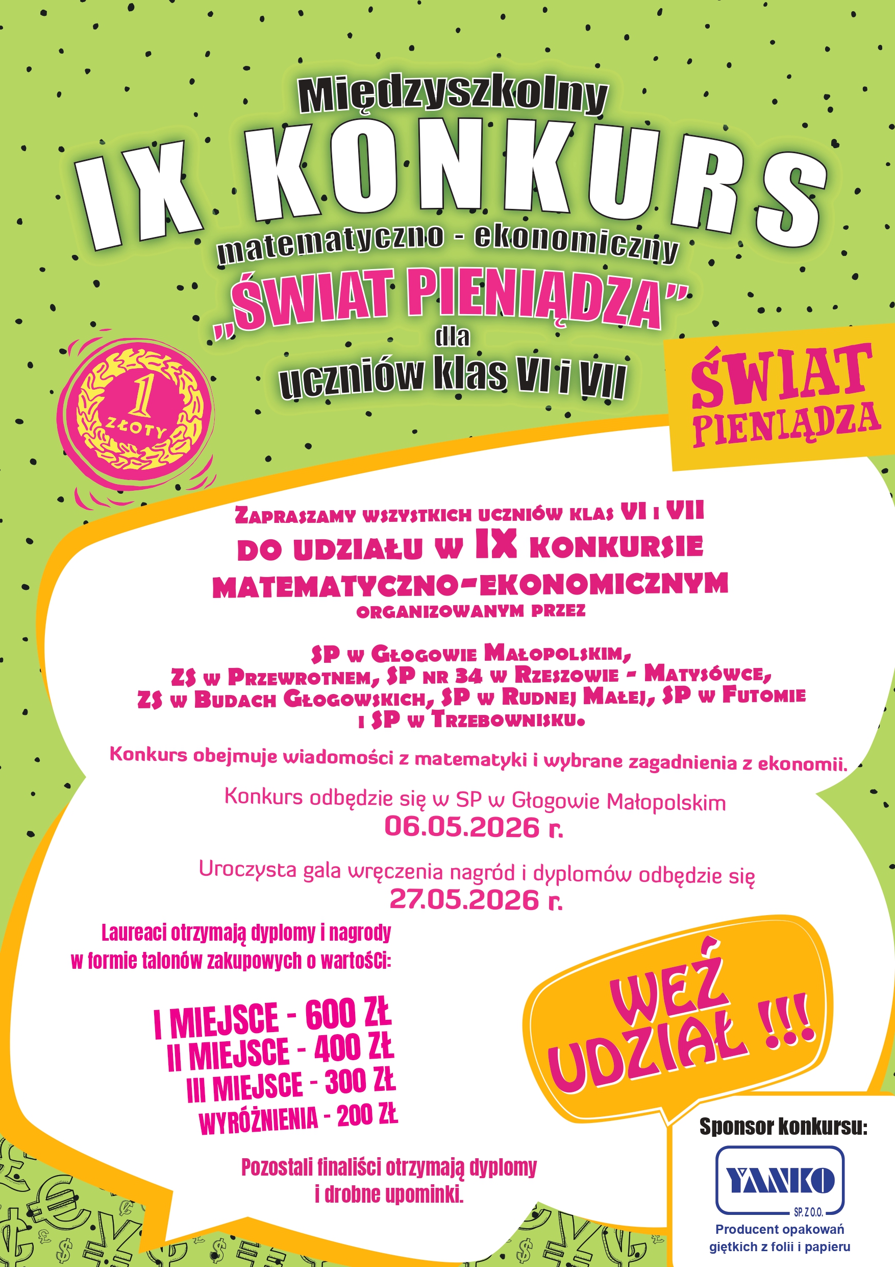 Konkurs ekonomiczno - matematyczny 