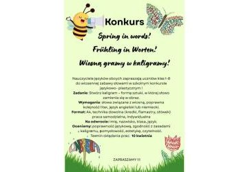 Konkurs językowo-plastyczny 