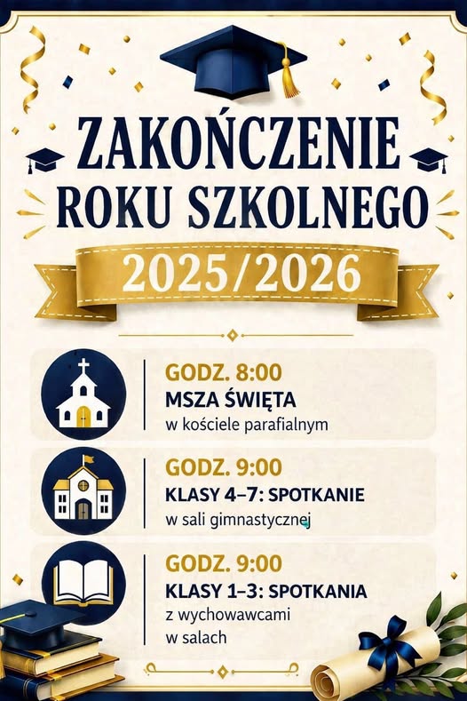 Zakończenie roku szkolnego 2025/2026