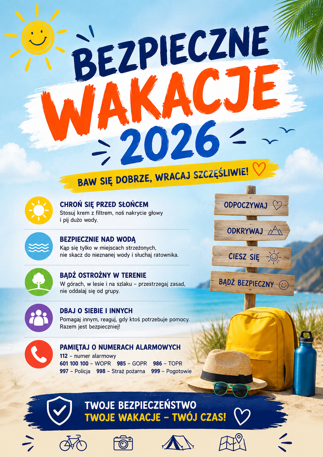 Bezpieczne wakacje 2026!