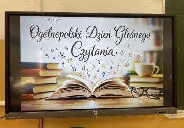 Ogólnopolski Dzień Głośnego Czytania                                                 w Zespole Szkół w Budach Głogowskich