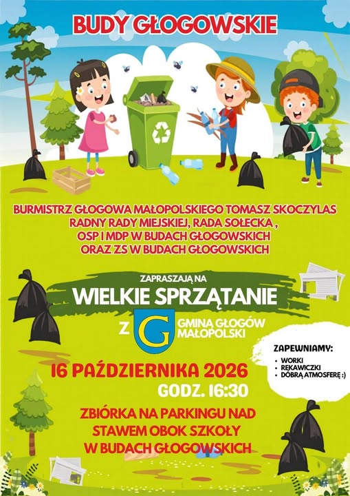 WIELKIE SPRZĄTNIE Z GMINĄ GŁOGÓW MAŁOPOLSKI