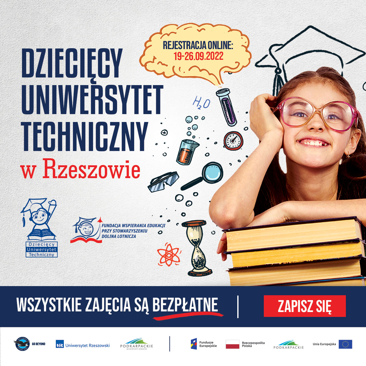 Rusza rejestracja na zajęcia Dziecięcego Uniwersytetu Technicznego w Rzeszowie