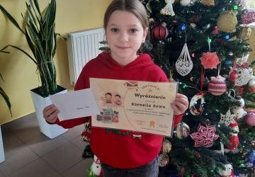 Wyróżnienie w Ogólnopolskim Konkursie Języka Angielskiego “English Read Aloud Contest 2024”